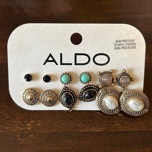 Aldo Earrings set of 6 gold